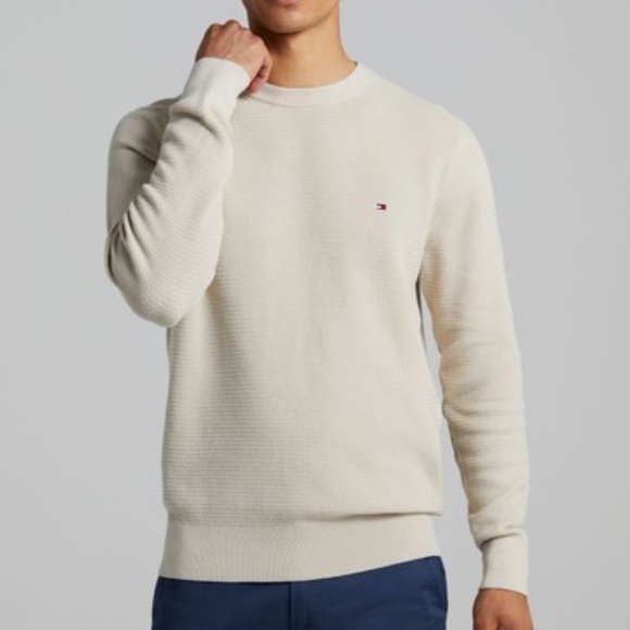 Tommy Hilfiger Other - Tommy Hilfiger | Cream/Light Yellow Crewneck Mens Sweater Size Medium